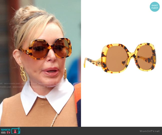 Gucci GG1235S Round Sunglasses worn by Marysol Patton (Marysol Patton) on The Real Housewives of Miami