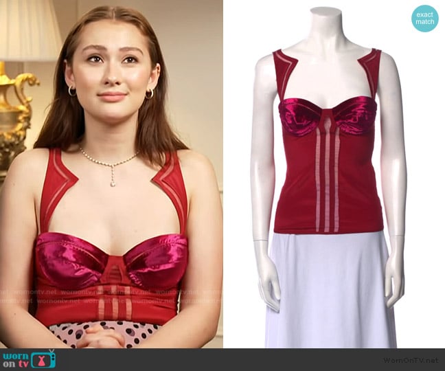  worn by Lola Tung on E! News