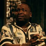 Hanibal’s printed shirt on The Chi