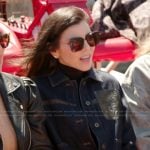 Heather’s denim jacket with patch on The Real Housewives of Orange County