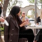 Heather’s gray coat on The Real Housewives of Orange County