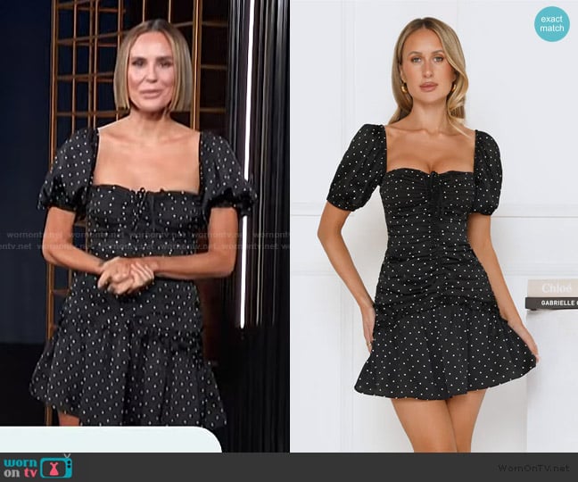 Hello Molly Expression of Love Mini Dress worn by Keltie Knight on E! News