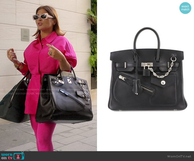 Hermes Birkin 40 Rock Handbag Limited Edition worn by Stephanie Shojaee (Stephanie Shojaee) on The Real Housewives of Miami