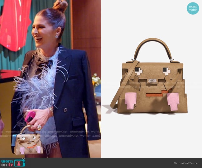 Hermes Kellydole Picto Bag worn by Stephanie Shojaee (Stephanie Shojaee) on The Real Housewives of Miami