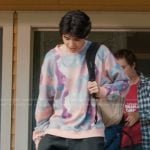 Isaac’s camo print sweatshirt on My Life with the Walter Boys