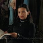 Jackie’s black turtleneck sweater on My Life with the Walter Boys