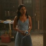 Jackie’s blue lace dress on My Life with the Walter Boys