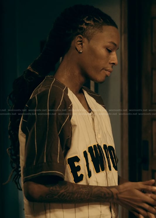 Jake's Elwood baseball jersey on The Chi