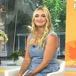 Jasmine Snow’s denim mini dress on Today
