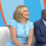 Jenna’s brown leather heel sandals on Today