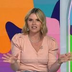 Jenna’s pink puff sleeve top on Today