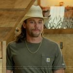 Jesse’s green tee on The McBee Dynasty Real American Cowboys