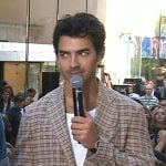 Joe Jonas’s beige plaid blazer on Today