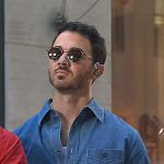 Kevin Jonas’s denim shirt on Today