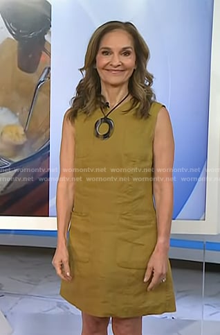 Joy’s khaki shift dress on Today