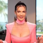 Julia’s pink confessional dress on The Real Housewives of Miami