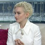 Julia Garner’s white jacket on Today