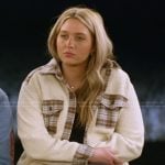 Kacie’s sherpa plaid pocket jacket on The McBee Dynasty Real American Cowboys