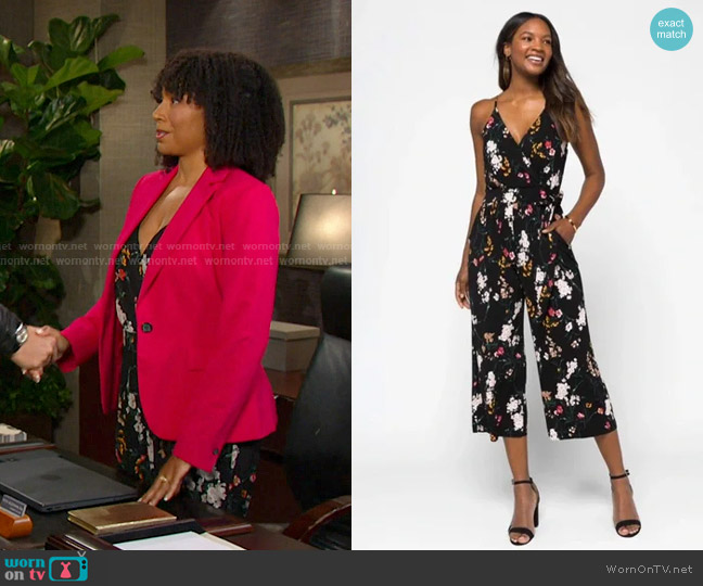 Kaileigh for Stitch Fix Rica Knit Jumpsuit worn by Patsy McGowan  on Days of our Lives