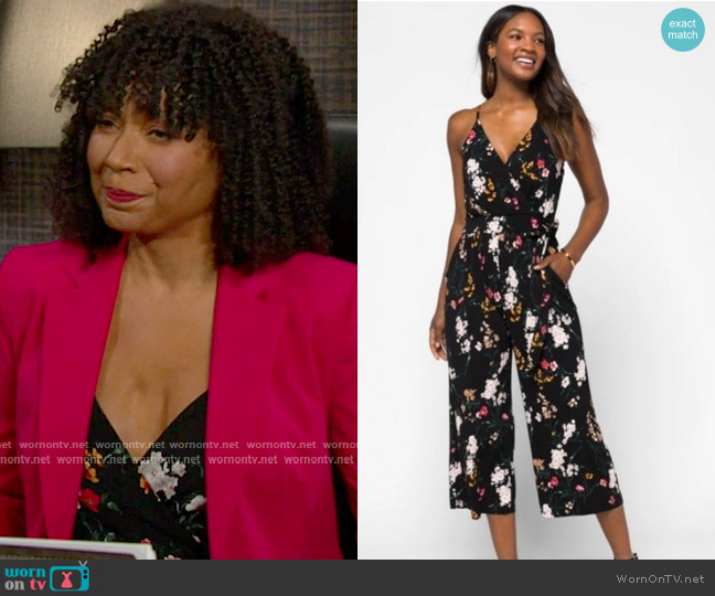 Kaileigh for Stitch Fix Rica Knit Jumpsuit worn by Patsy McGowan  on Days of our Lives