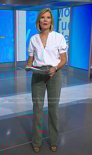 Kate's green pants on NBC News Daily