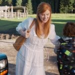 Katherine’s white embroidered maxi dress on My Life with the Walter Boys