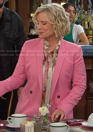 Kayla’s pink blazer on Days of our Lives