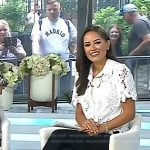Kaylee’s black heel sandals on Today