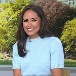 Kaylee’s blue short sleeve sweater on Today