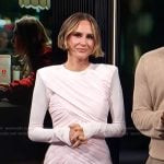 Keltie’s pink gathered mini dress on E! News