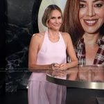 Keltie’s pink halter top and pants on E! News