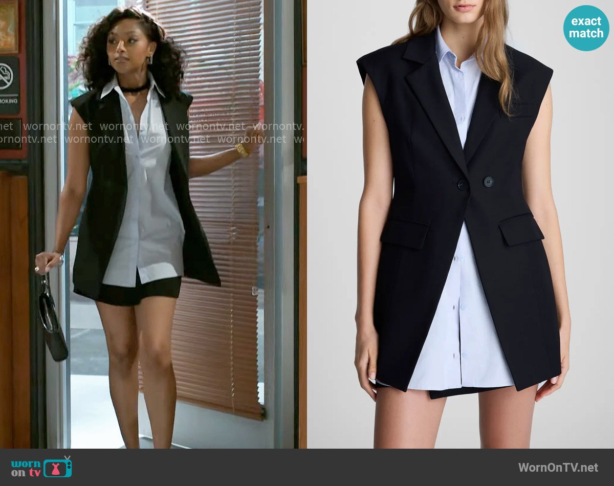 Kat’s layered vest on Beyond the Gates