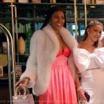 Kiki’s pink ombre maxi dress on The Real Housewives of Miami