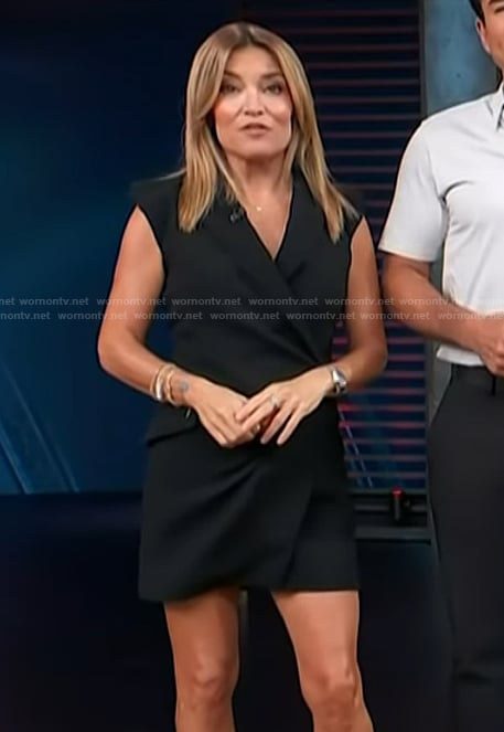 Kit's wrap dress on Access Hollywood