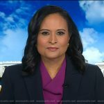 Kristen’s black double breasted blazer on Today