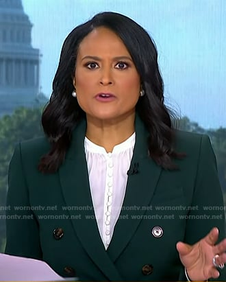 Kristen's green blazer on Today