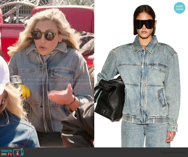 Ksubi Aria Bomber Youth worn by Gina Kirschenheiter on The Real Housewives of Orange County