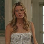 Taylor’s floral lace mini dress on The Summer I Turned Pretty