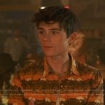 Alex’s brown printed shirt on My Life with the Walter Boys