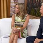 Lara’s space dye mini dress on Good Morning America