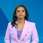 Laura’s pink double breasted blazer on Today