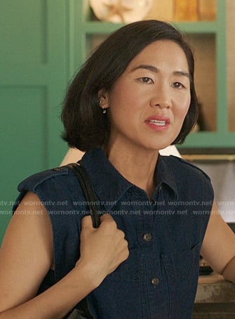 Laurel's denim jumpsuit on The Summer I Turned Pretty