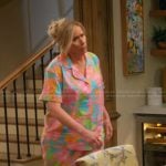 Leanne’s floral print pajama set on Leanne