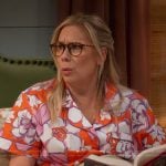 Leanne’s floral print pajamas on Leanne
