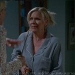 Leanne’s grey pajama set on Leanne