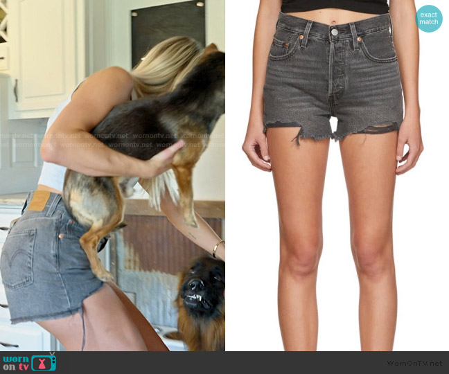 Levis 501 Original Denim Short worn by Calah Jackson on The McBee Dynasty Real American Cowboys
