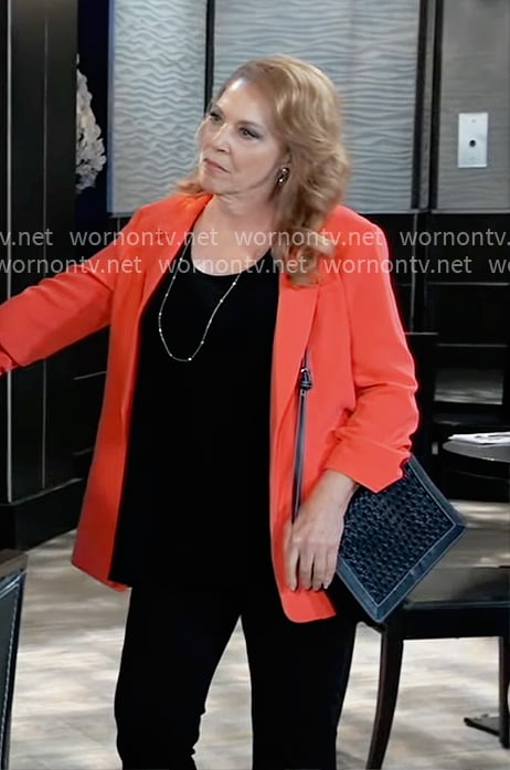 Liesl's red blazer on General Hospital