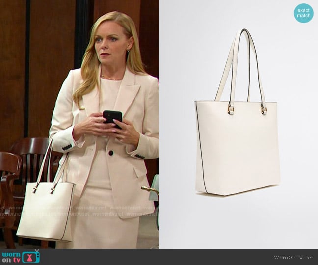 Liu Jo Medium Shopping Bag worn by Belle Brady (Martha Madison) on Days of our Lives