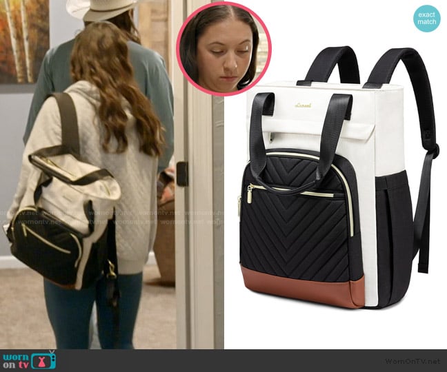Alli’s backpack on The McBee Dynasty Real American Cowboys