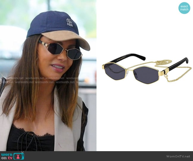 Marc Jacobs MARC 496/S Sunglasses worn by Adriana de Moura (Adriana de Moura) on The Real Housewives of Miami
